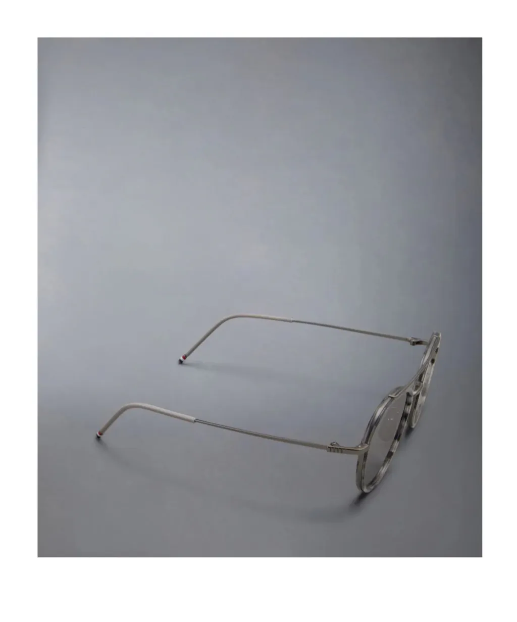 Logo-Engraved Pilot-Frame Sunglasses