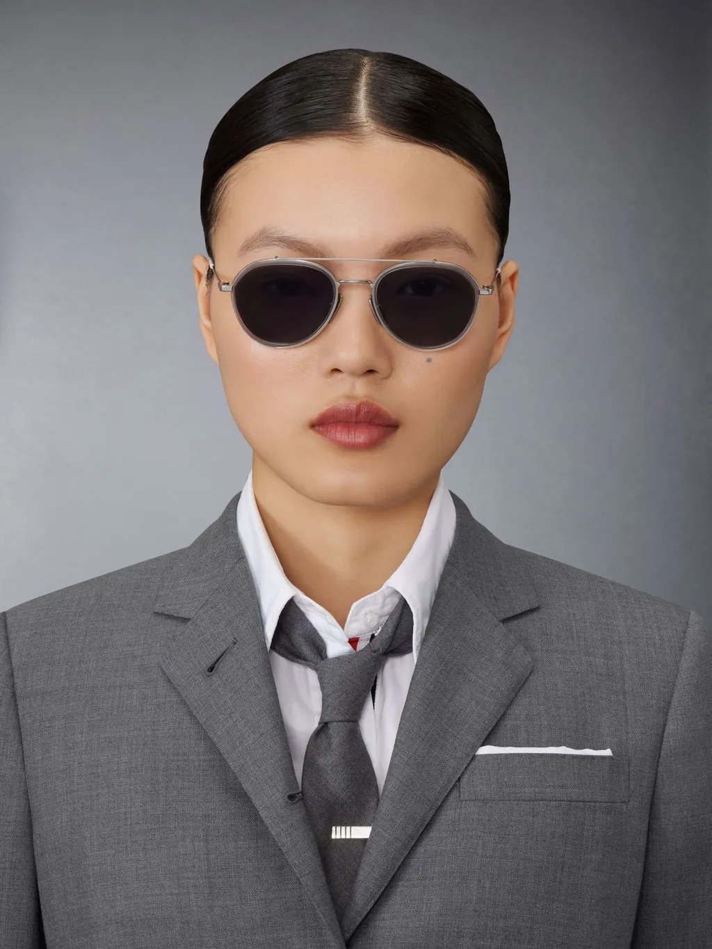 Logo-Engraved Pilot-Frame Sunglasses