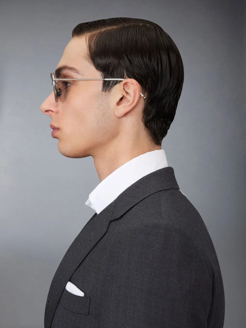 Logo-Engraved Pilot-Frame Sunglasses