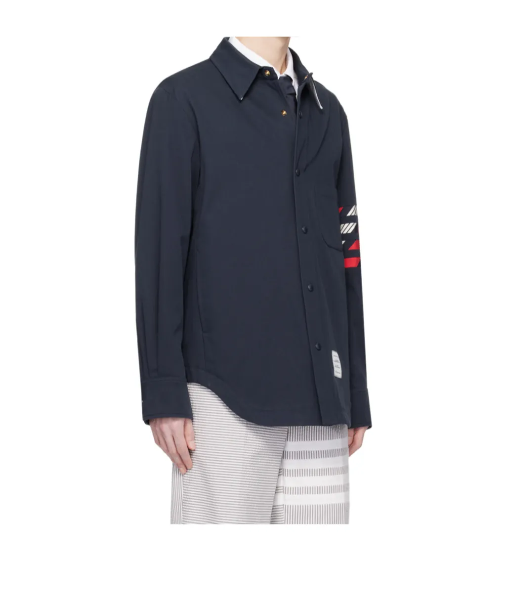 Long-Sleeved Lapel Shirt