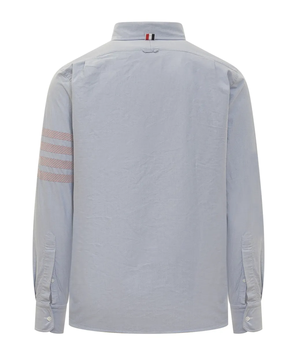 4-Bar Stripe Curved Hem Shirt