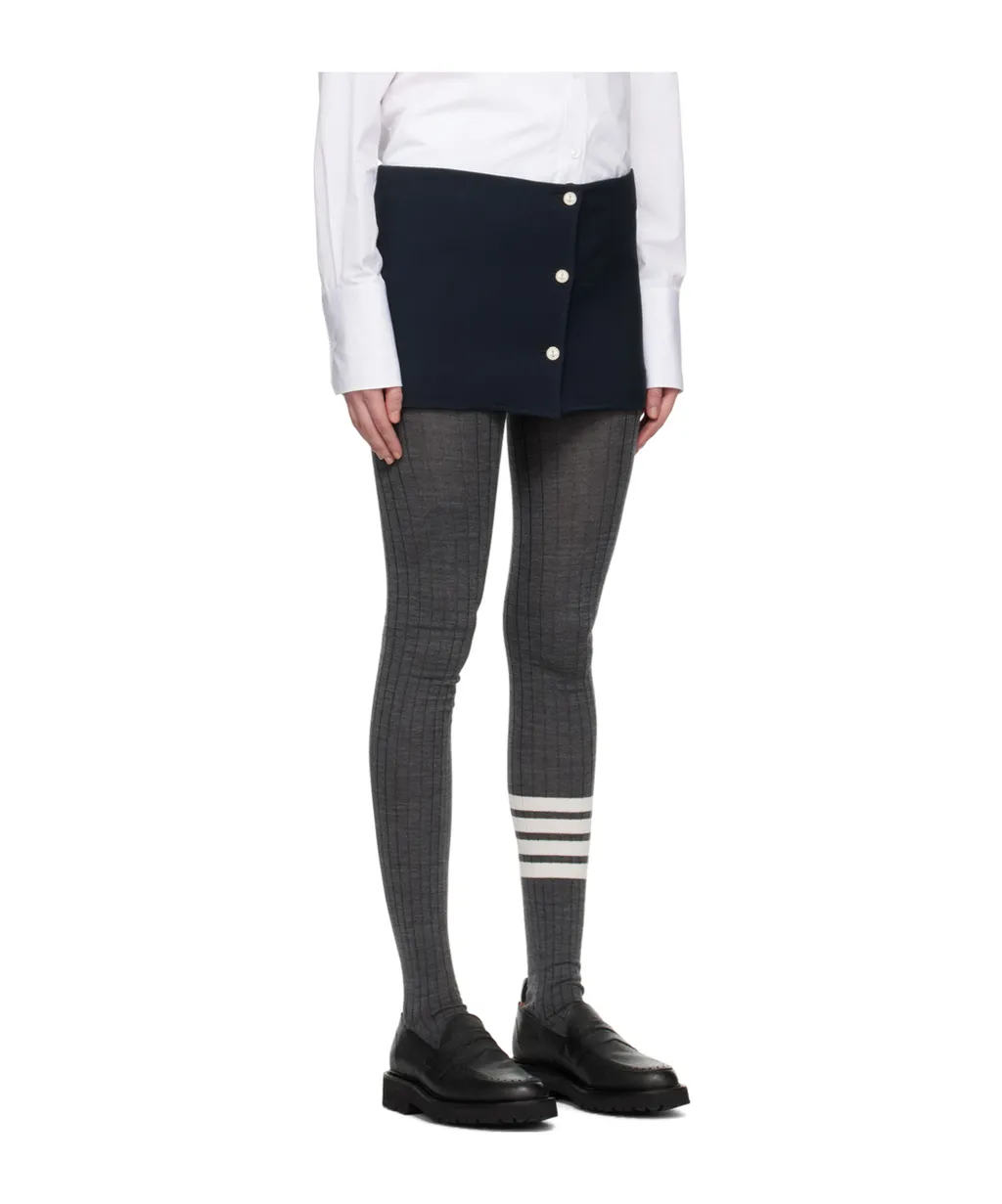 Button Short Skirt
