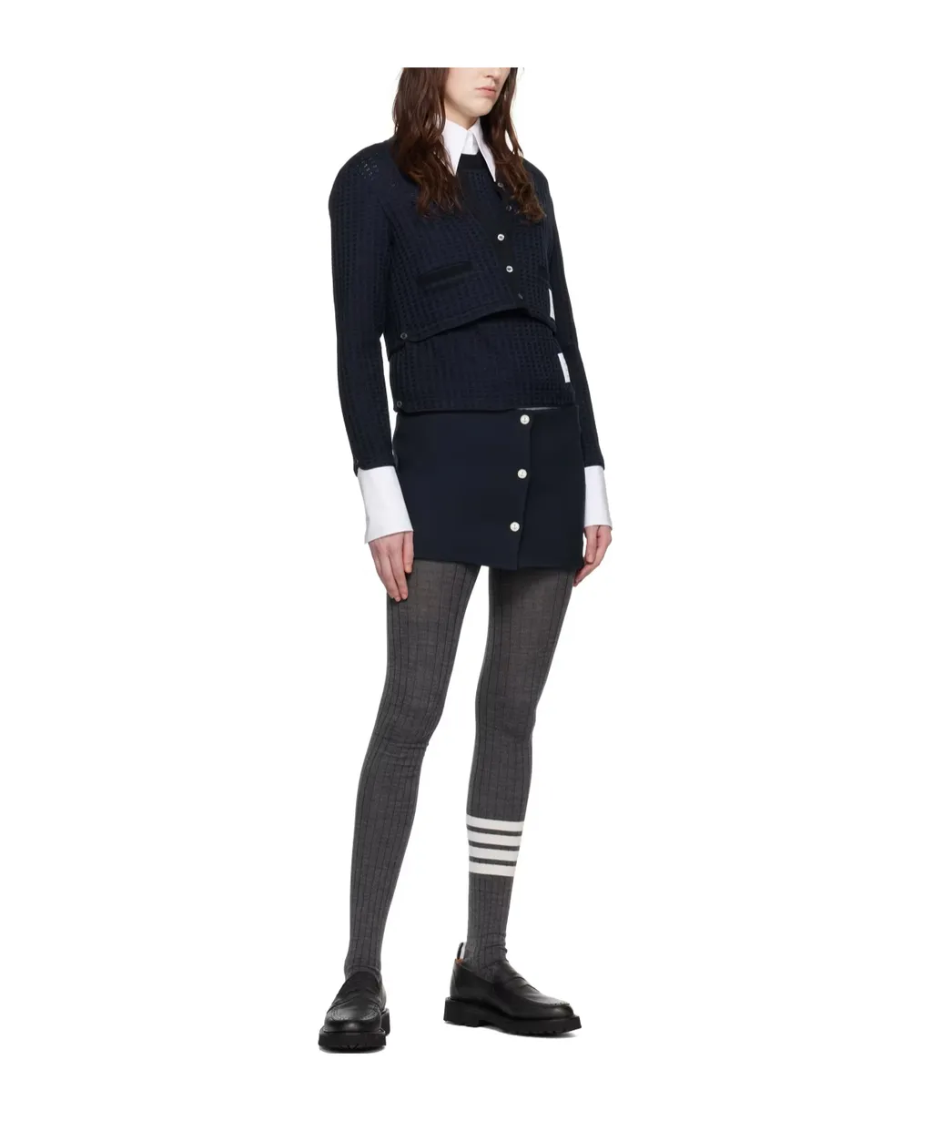 Button Short Skirt