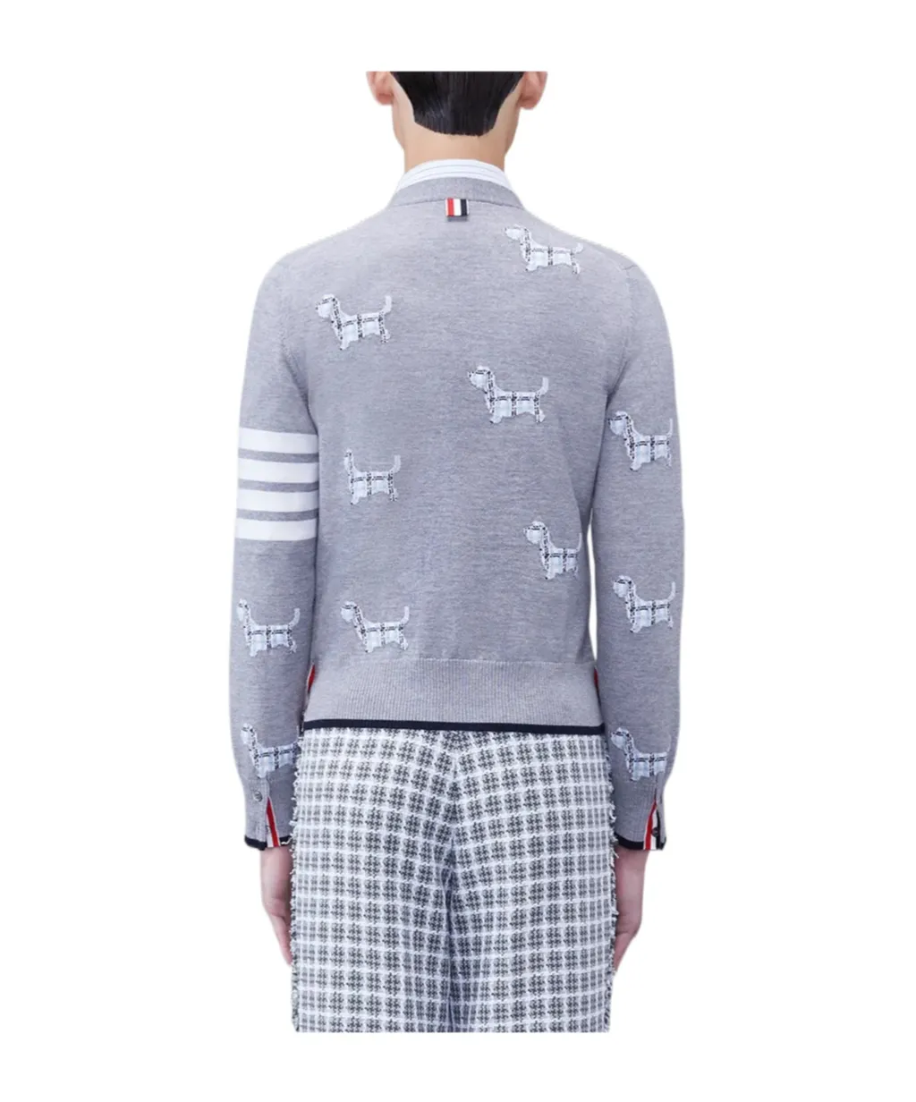 4-Bar V-Neck Hector Cardigan