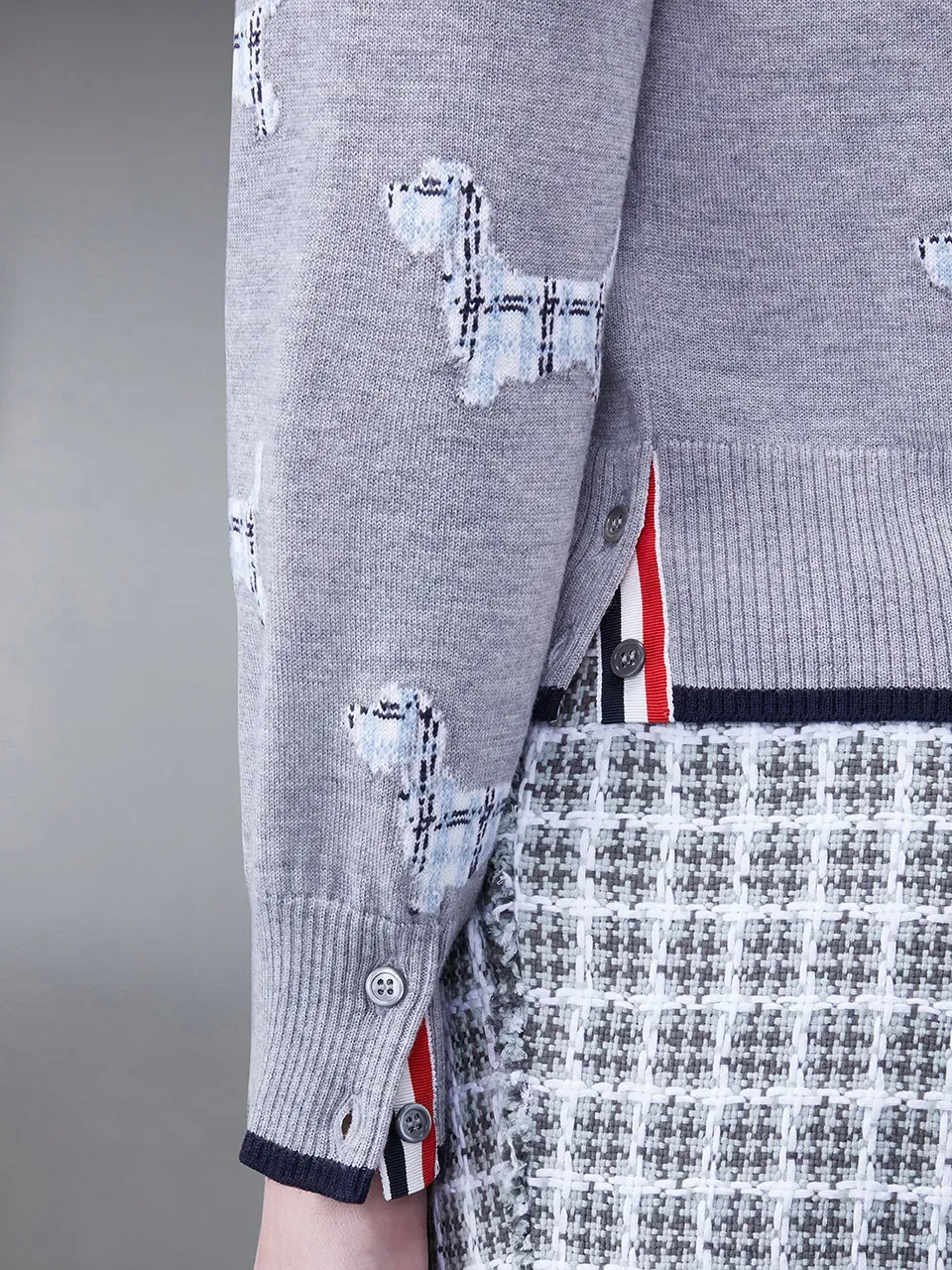 4-Bar V-Neck Hector Cardigan