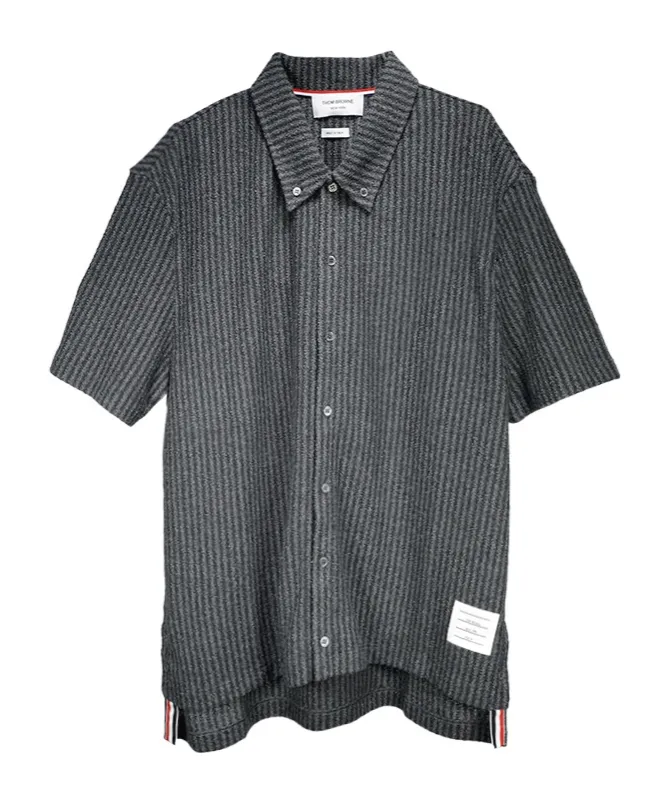 Lapel Short-Sleeved Shirt