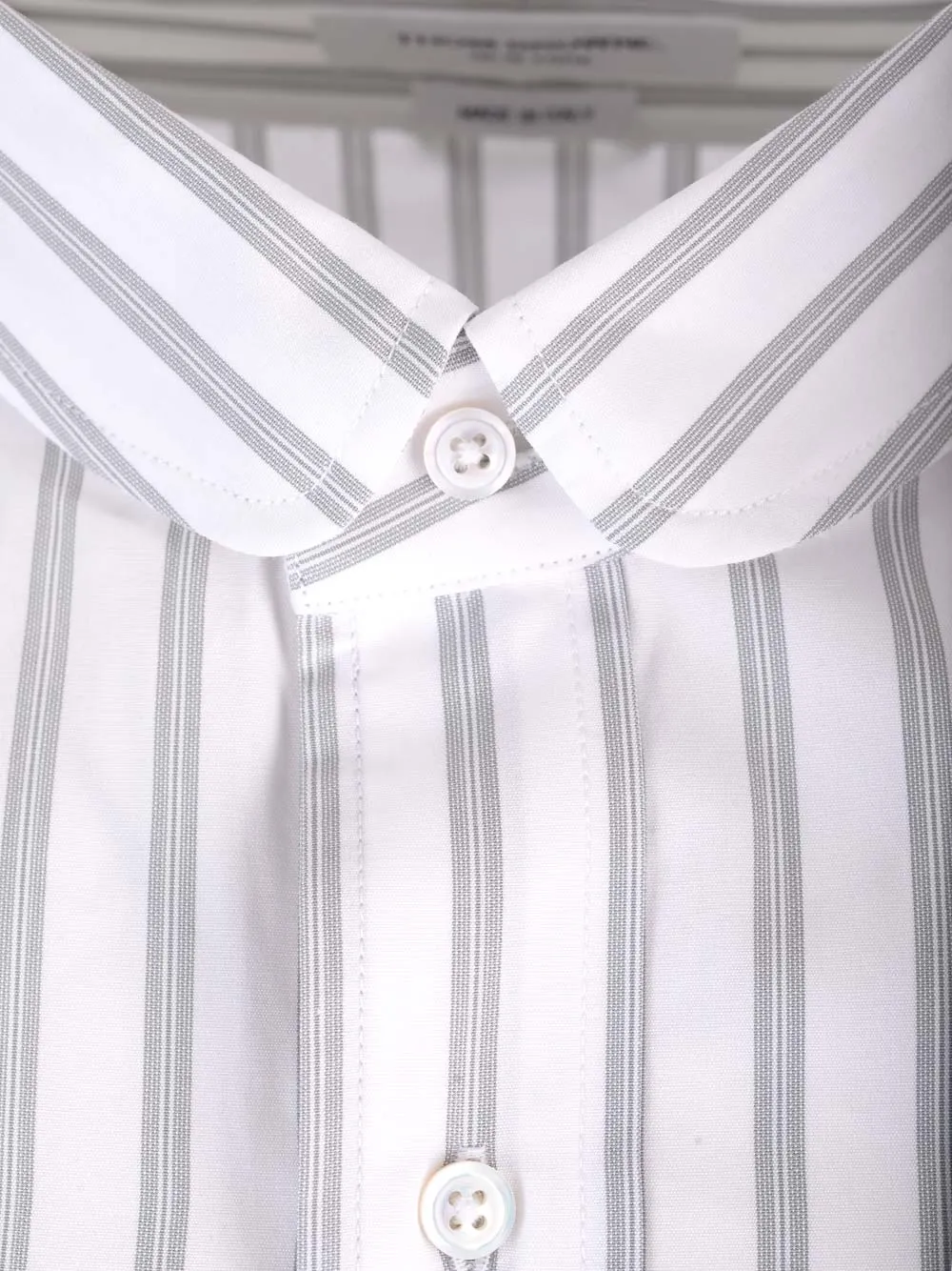 Striped Long-Sleeved Buttoned Shirt