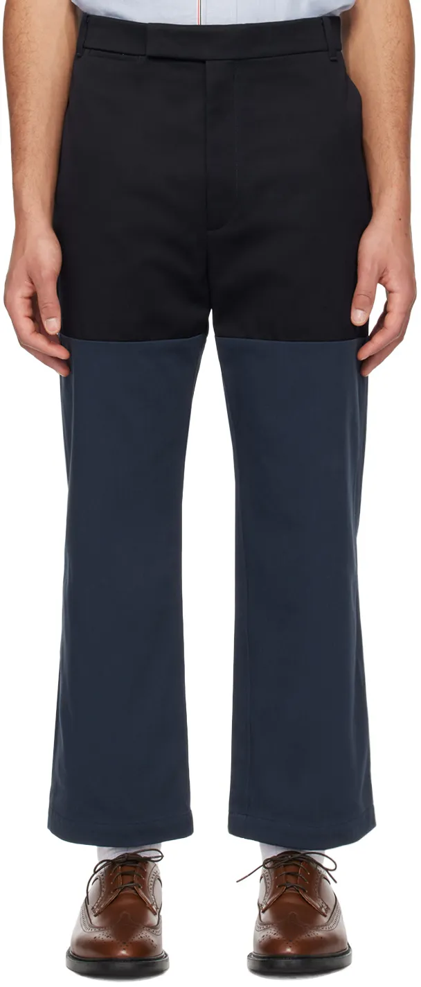 Panelled Straight Leg Pants
