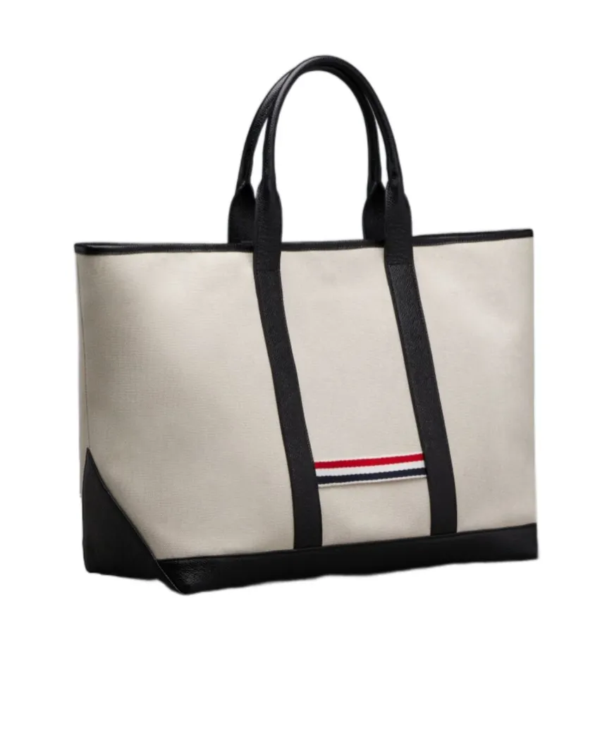 Medium Rwb Stripe Top Handle Bag