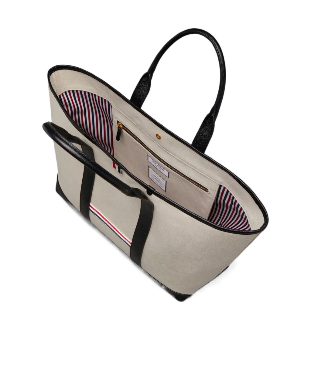 Medium Rwb Stripe Top Handle Bag
