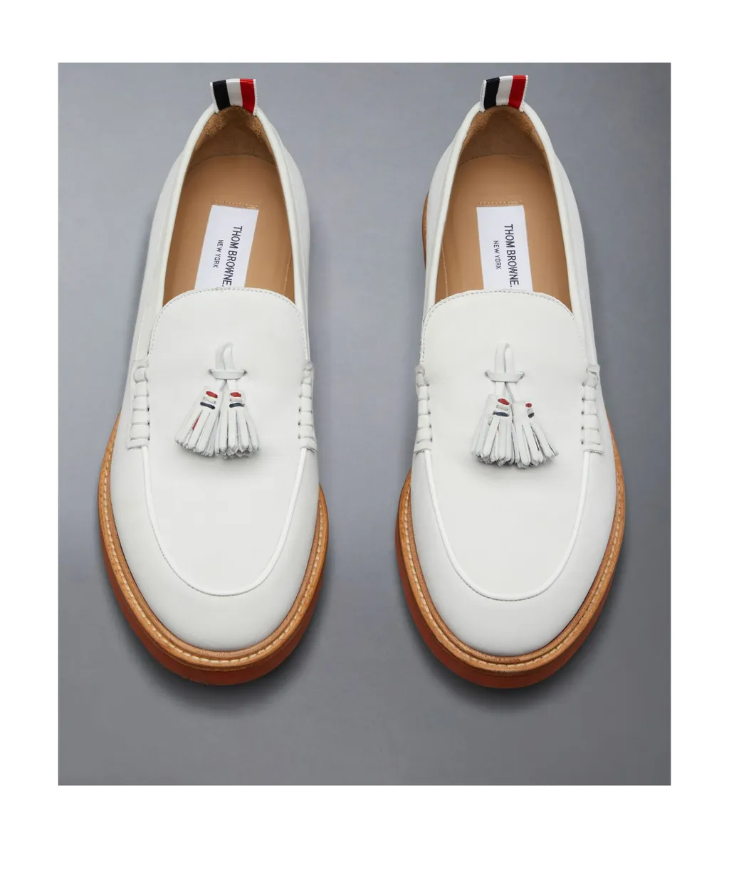 Tasselled Leather Loafers