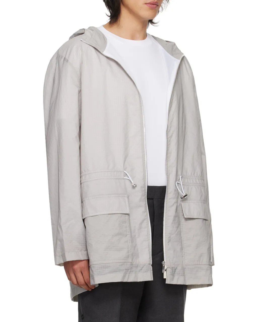 Hooded Zipper Casual Jacket