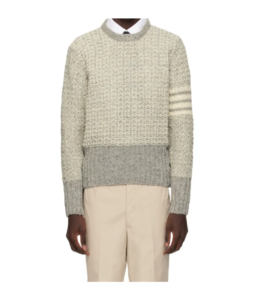 4-Bar Stripe Knitted Jumper