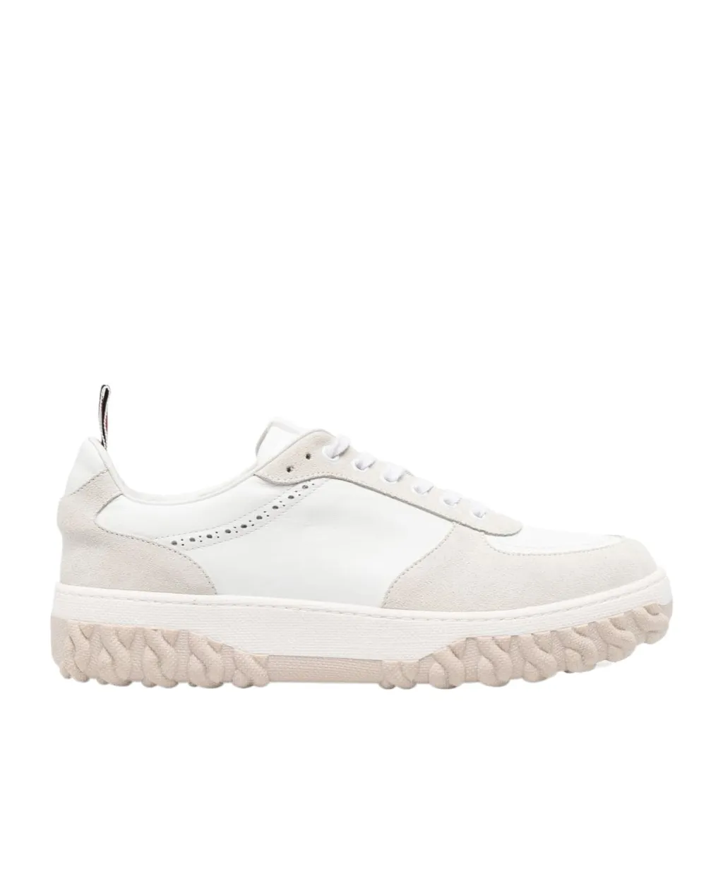 Letterman Panelled Low-Top Sneakers