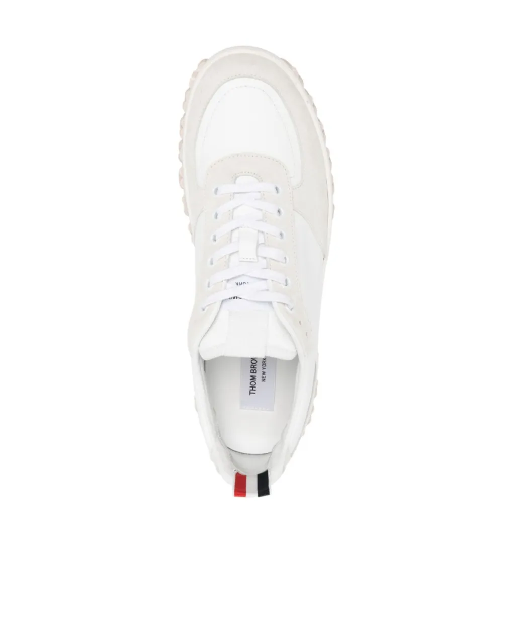 Letterman Panelled Low-Top Sneakers