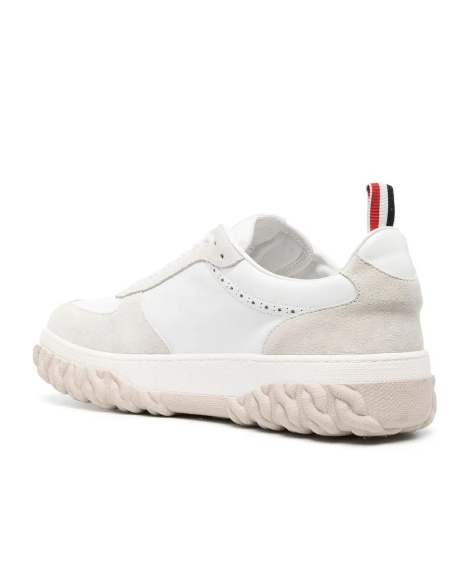 Letterman Panelled Low-Top Sneakers