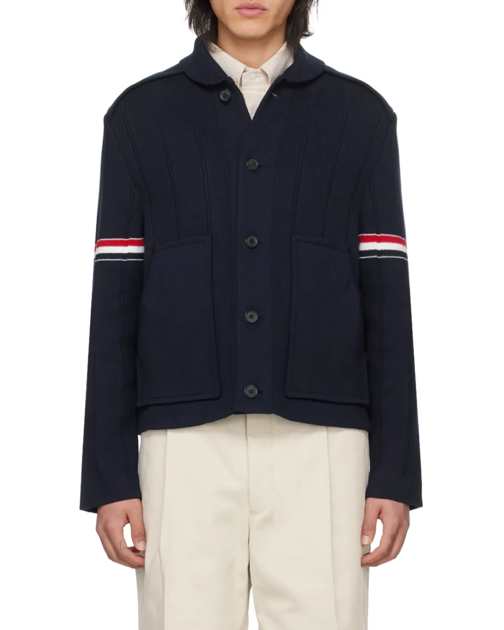 Rwb Striped Shirt Jacket