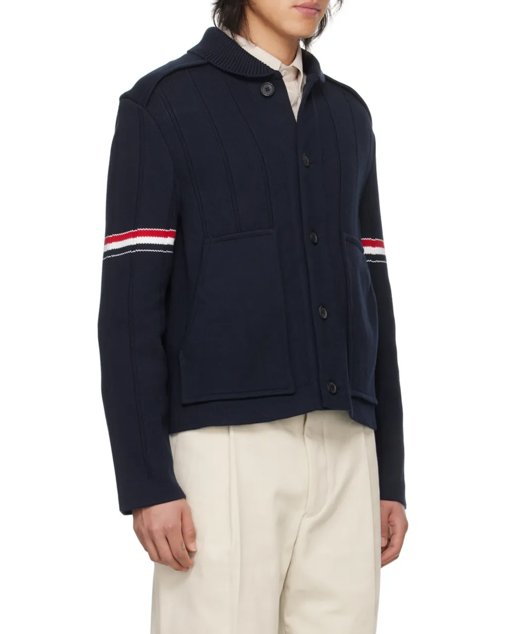 Rwb Striped Shirt Jacket