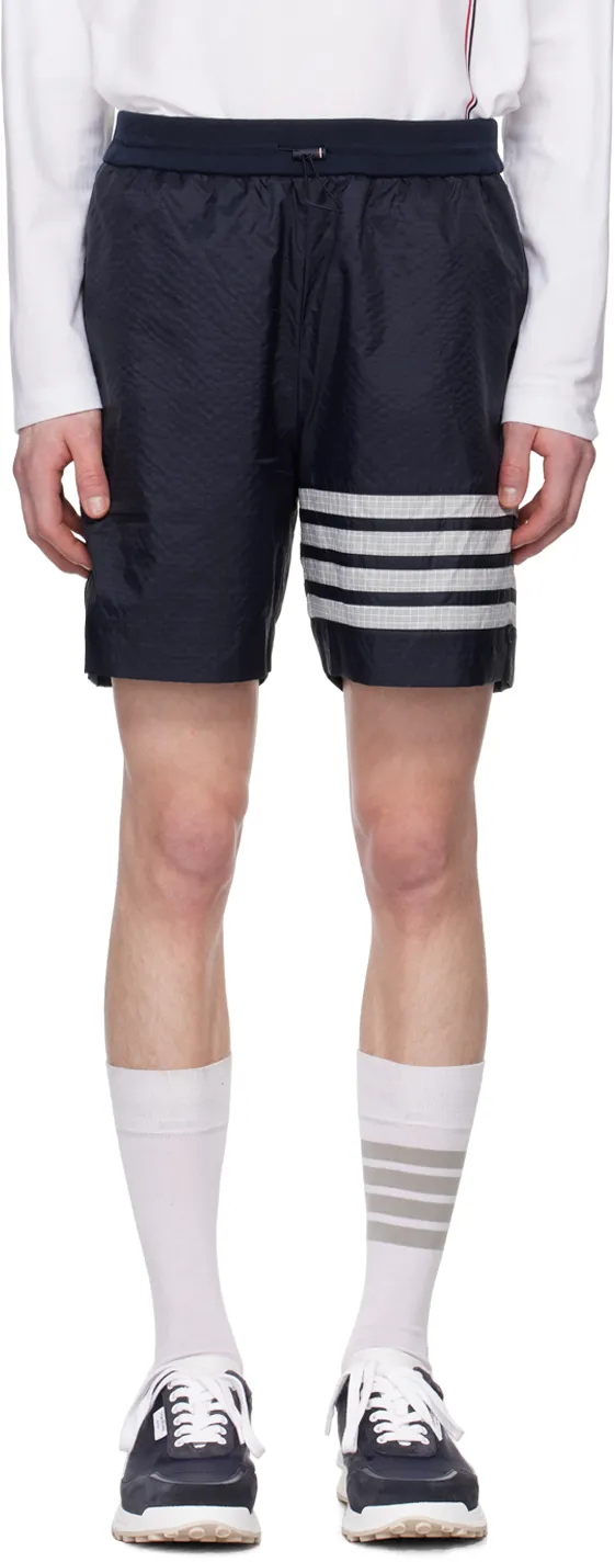 4-Bar Stripe Detailed Shorts
