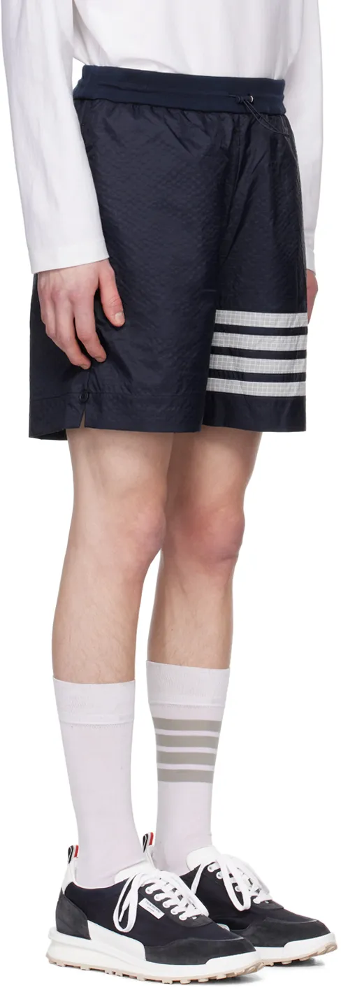 4-Bar Stripe Detailed Shorts