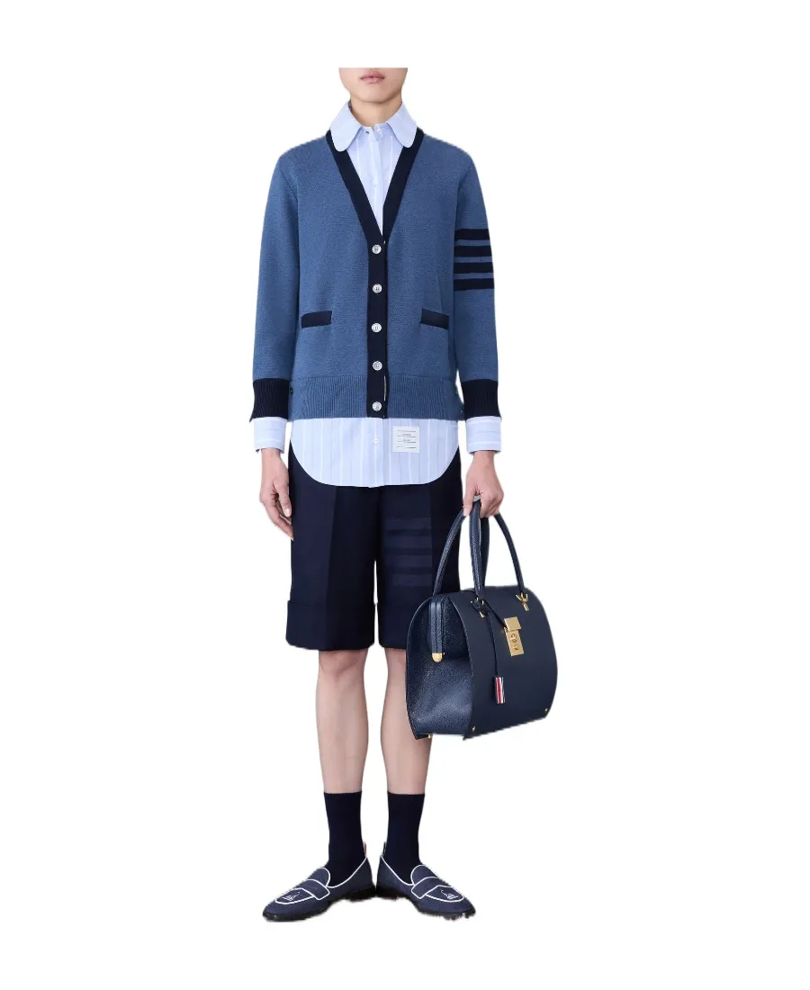 Milano Oxford Layered Shirt Cardigan