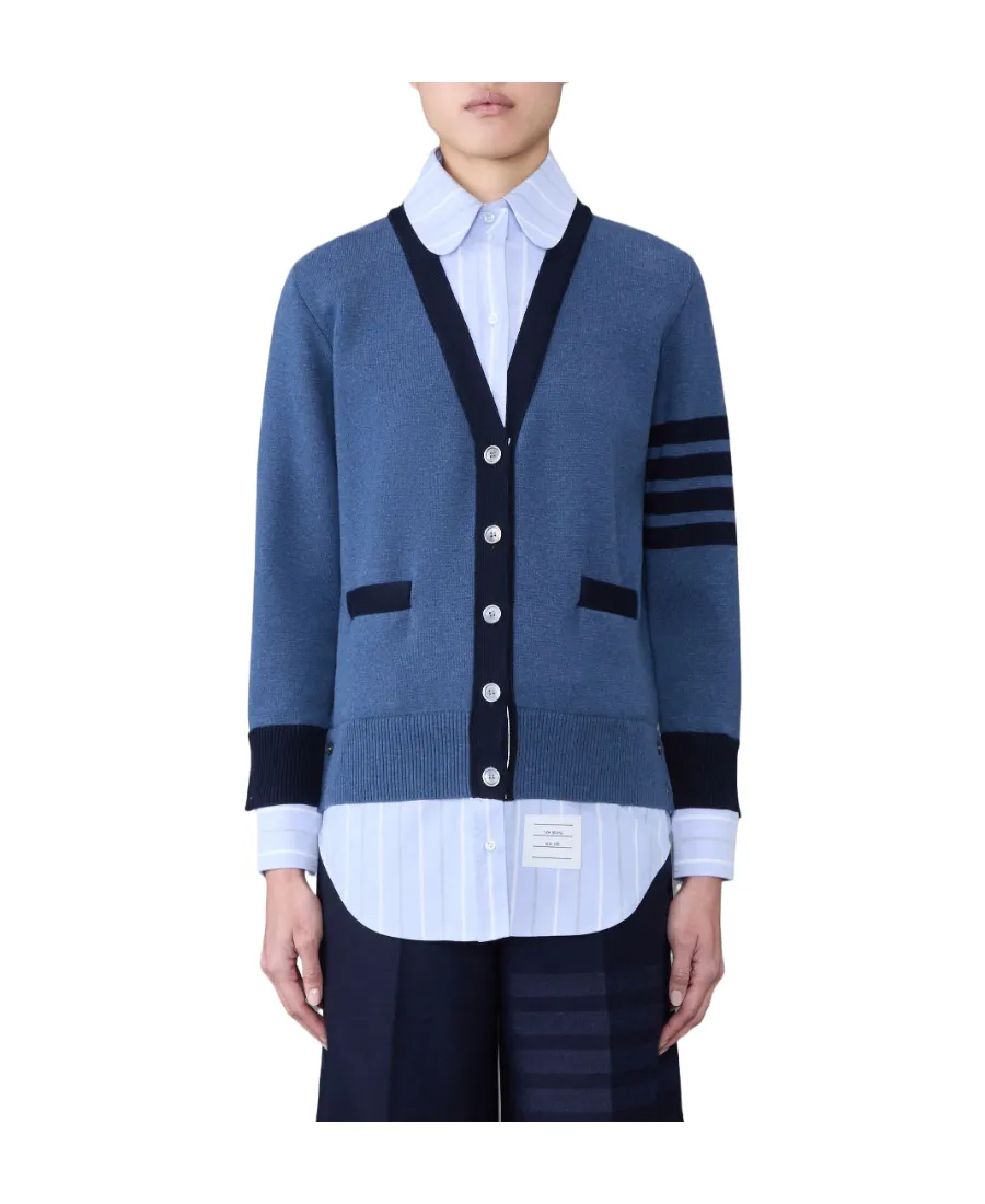 Milano Oxford Layered Shirt Cardigan