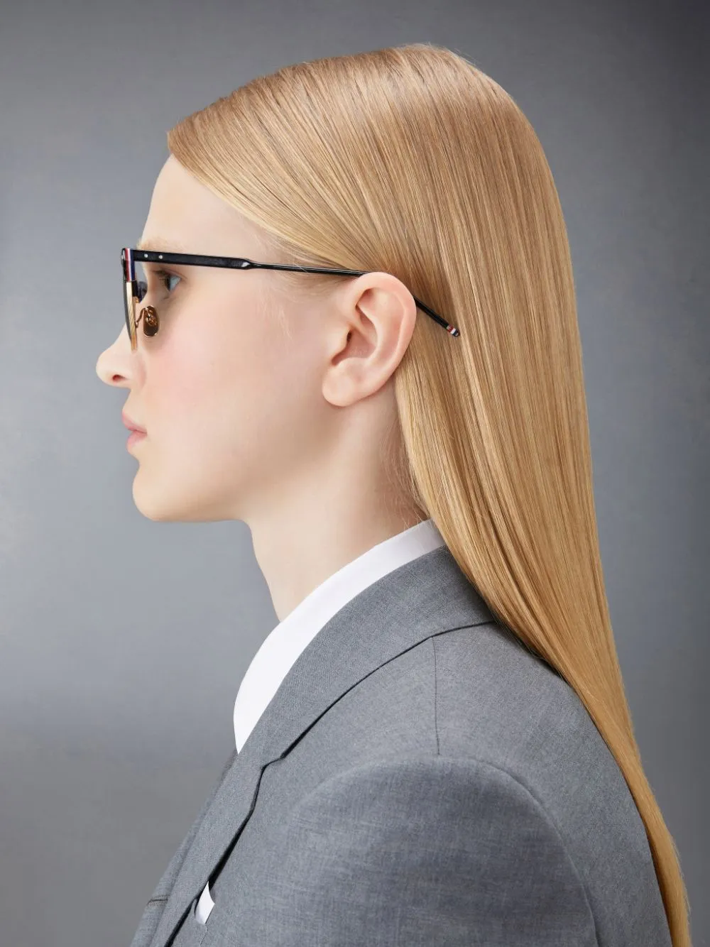 Clubmaster-Frame Tinted Sunglasses