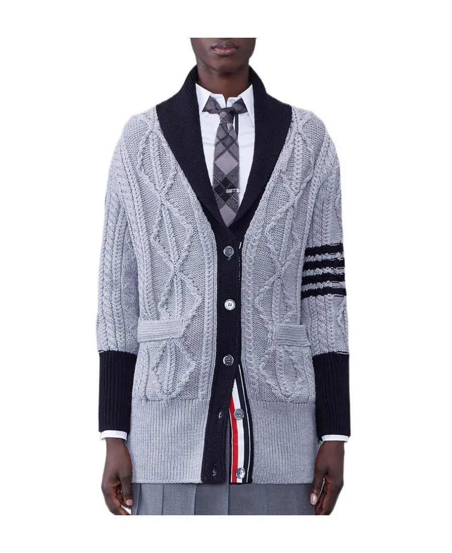 Signature 4-Bar Stripe Cardigan