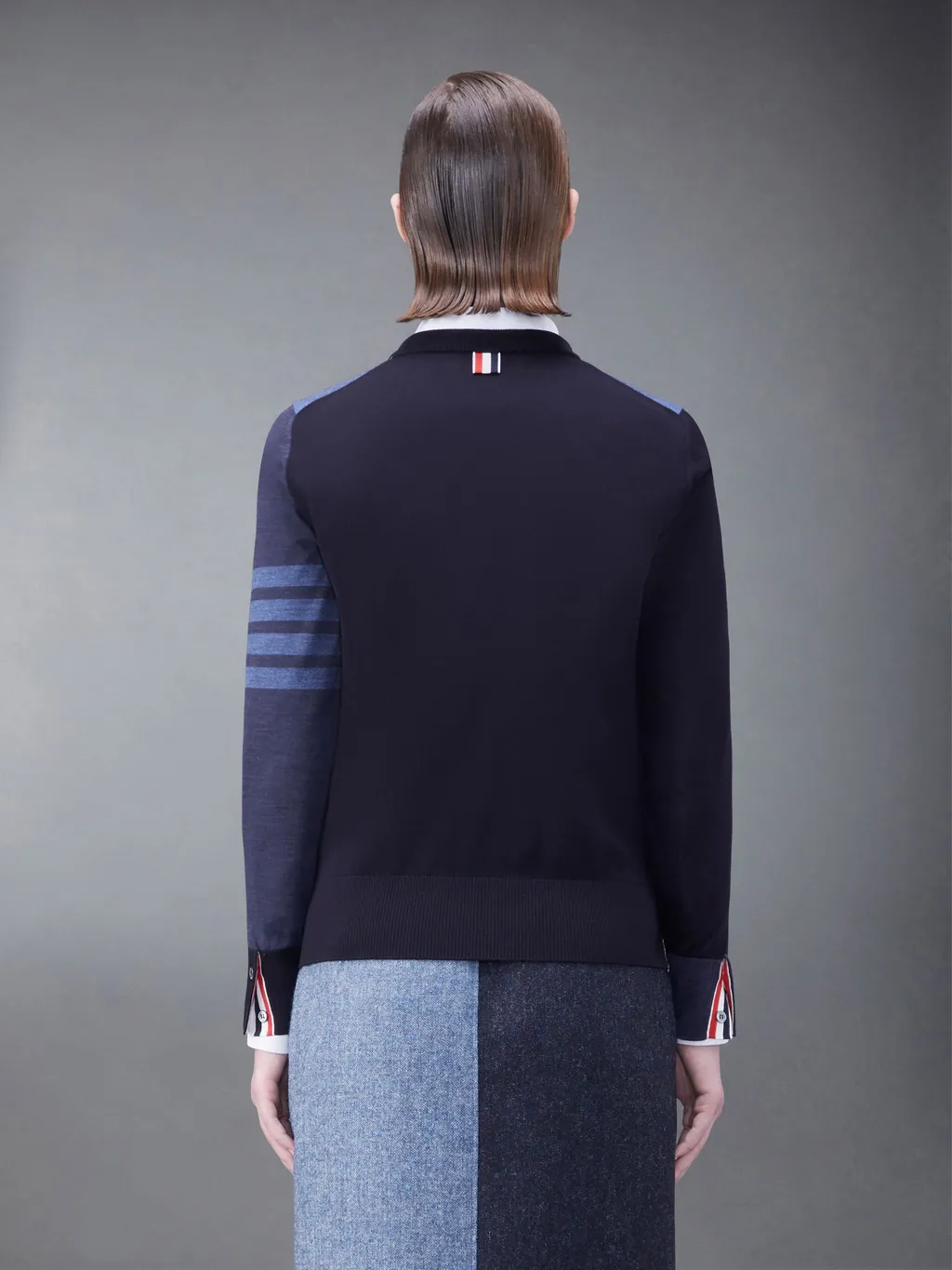 Crew Neck Fine-Knit Jumper