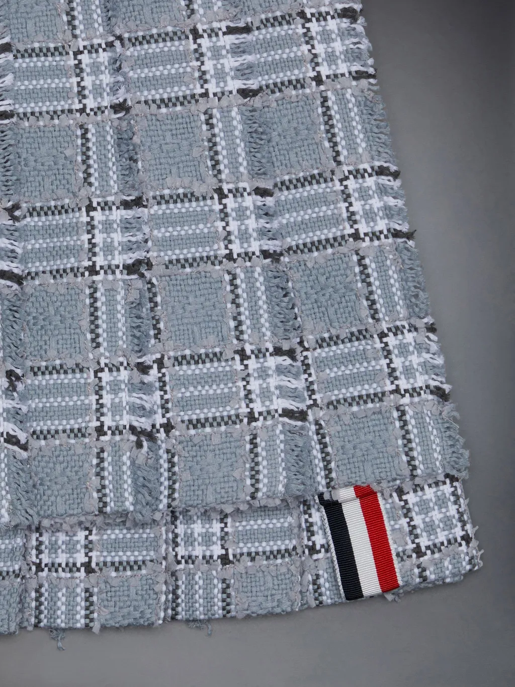 Pleated Tweed Skirt