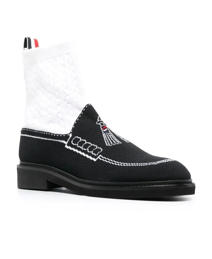 Tassel Loafer Sock Boots