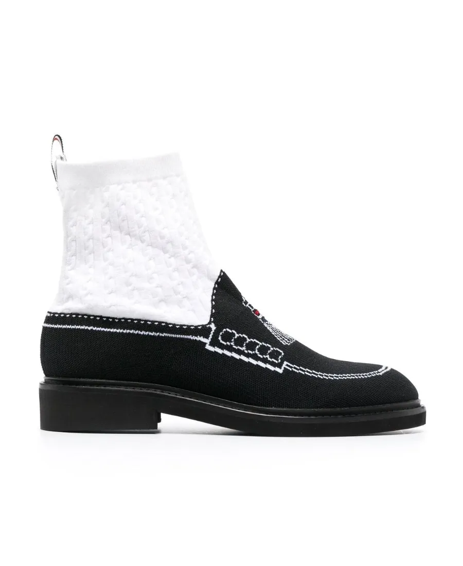Tassel Loafer Sock Boots