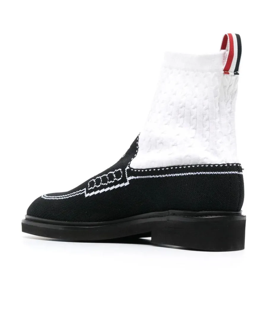 Tassel Loafer Sock Boots