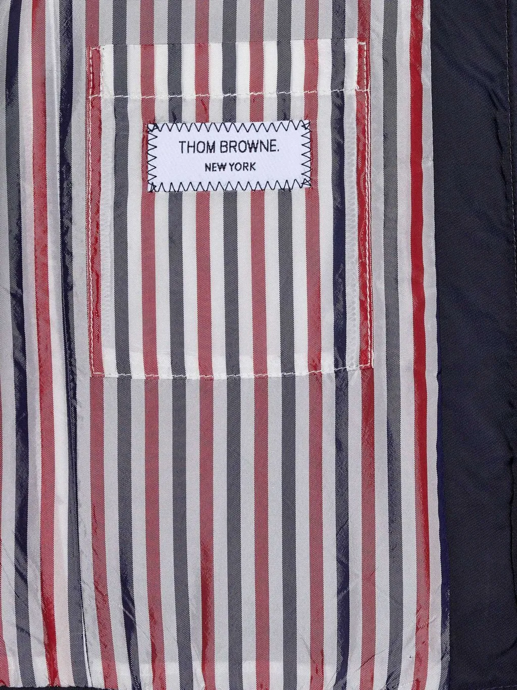 4-Bar Stripe Zipped Hooded Jacket