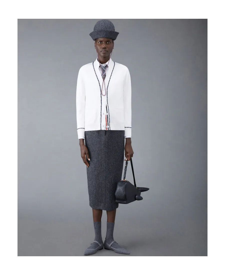 Button-Up Knit Cardigan