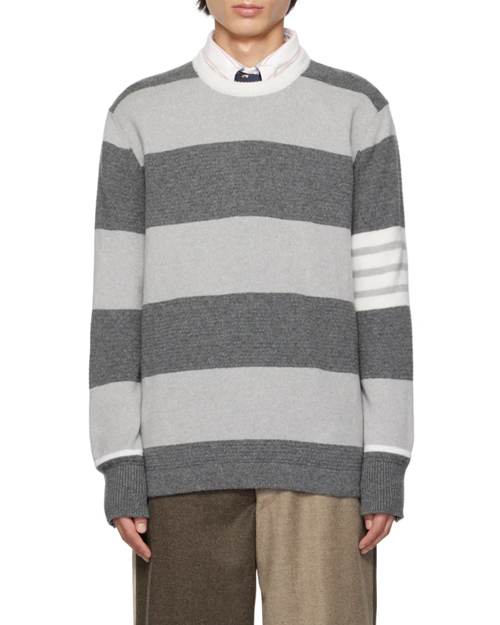 Striped Crewneck Jumper