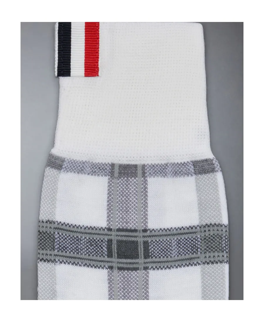 Tartan-Check Mid-Calf Socks