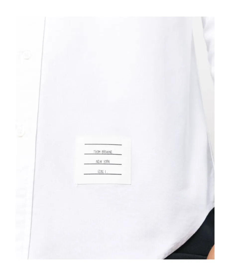 4-Bar Stripe Curved Hem Shirt