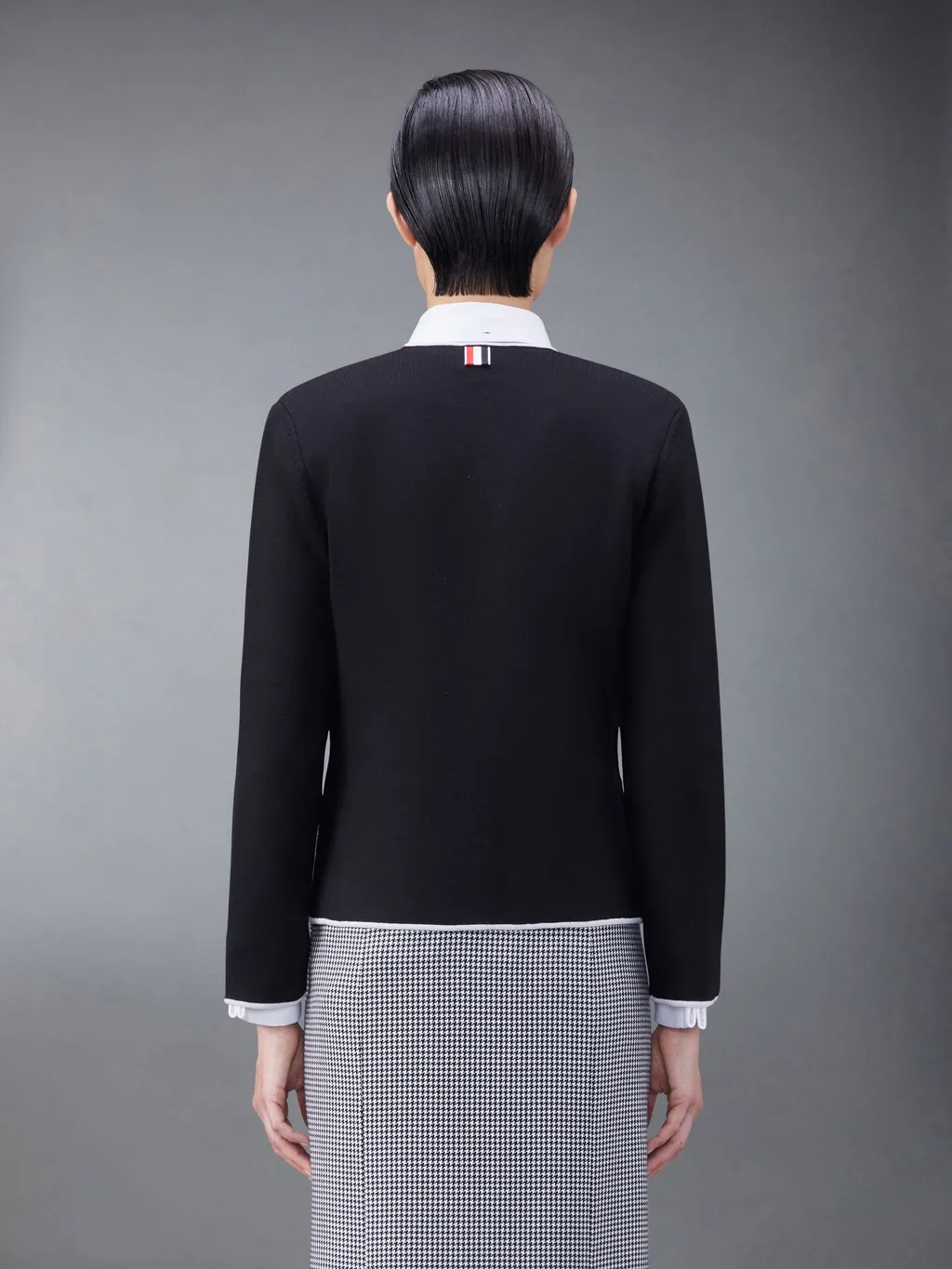 Single Breasted Collarless Jacket