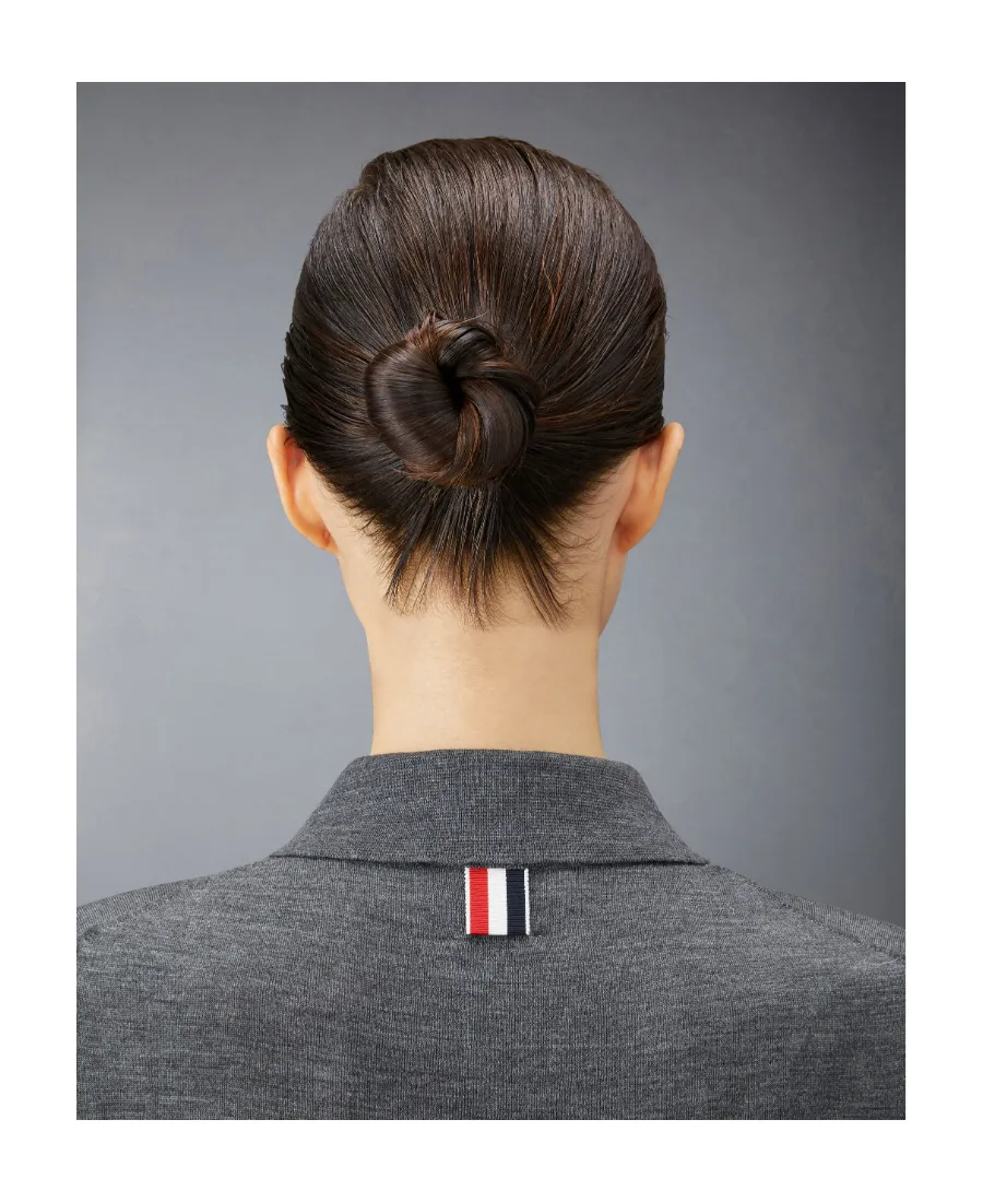 4-Bar Button Detailed Short-Sleeved Polo Shirt