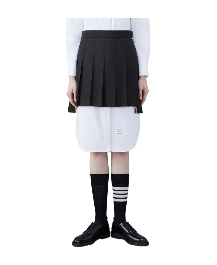 Pleated Mini Skirt