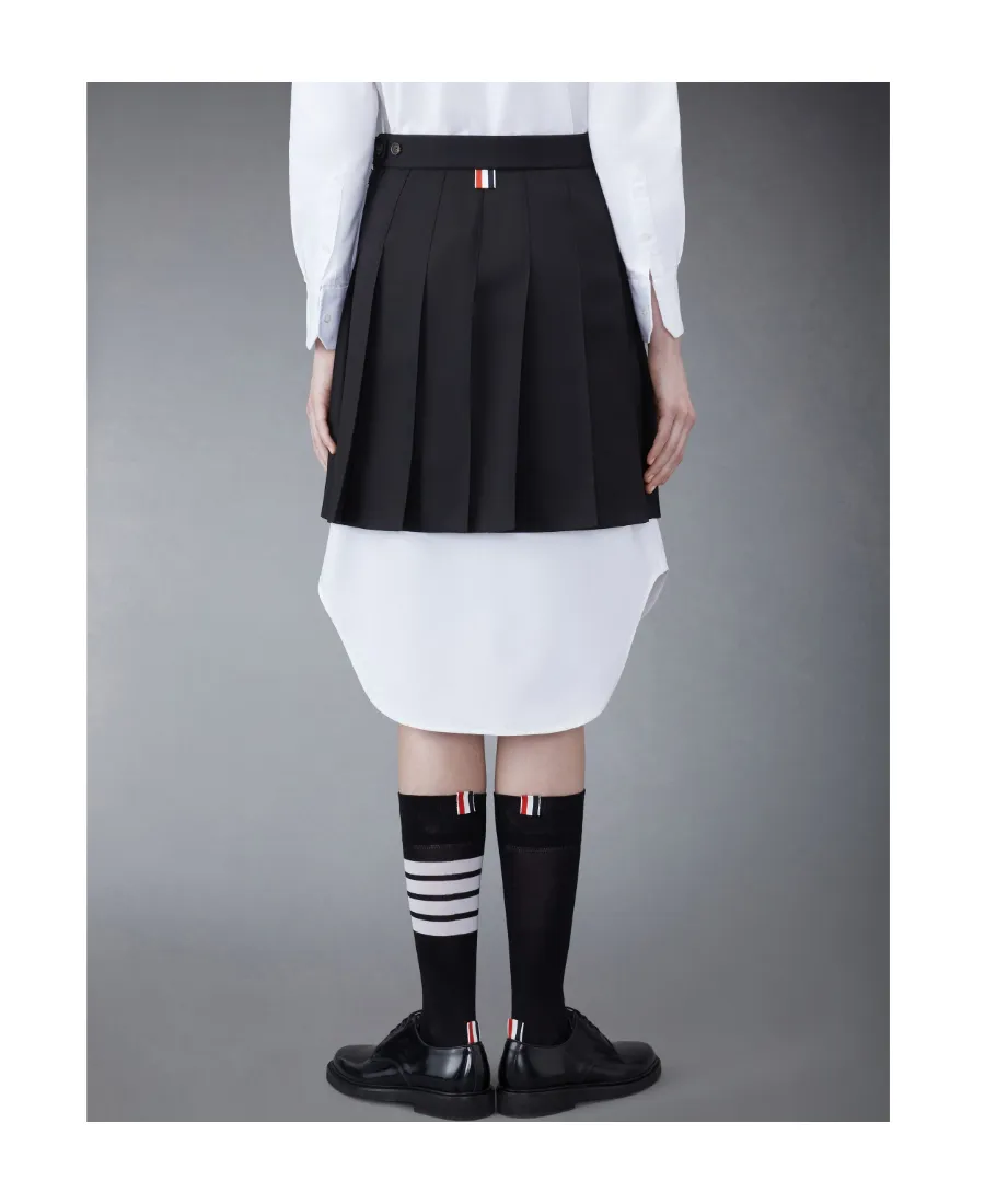 Pleated Mini Skirt