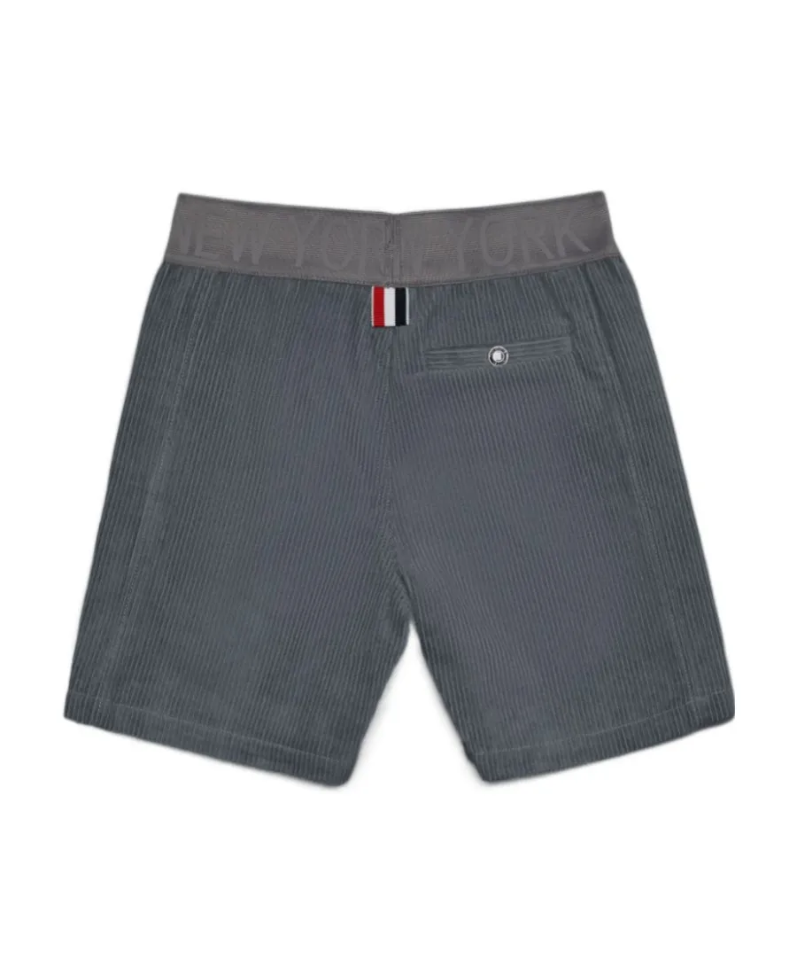 Corduroy Panel Shorts
