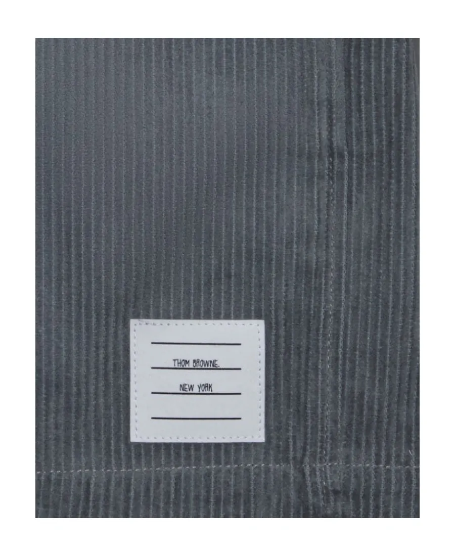 Corduroy Panel Shorts