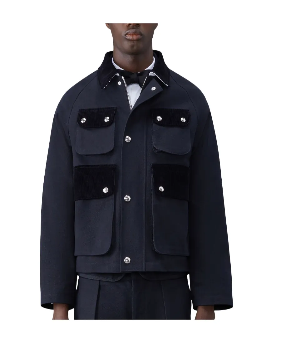 Buttoned Cropped Jacket
