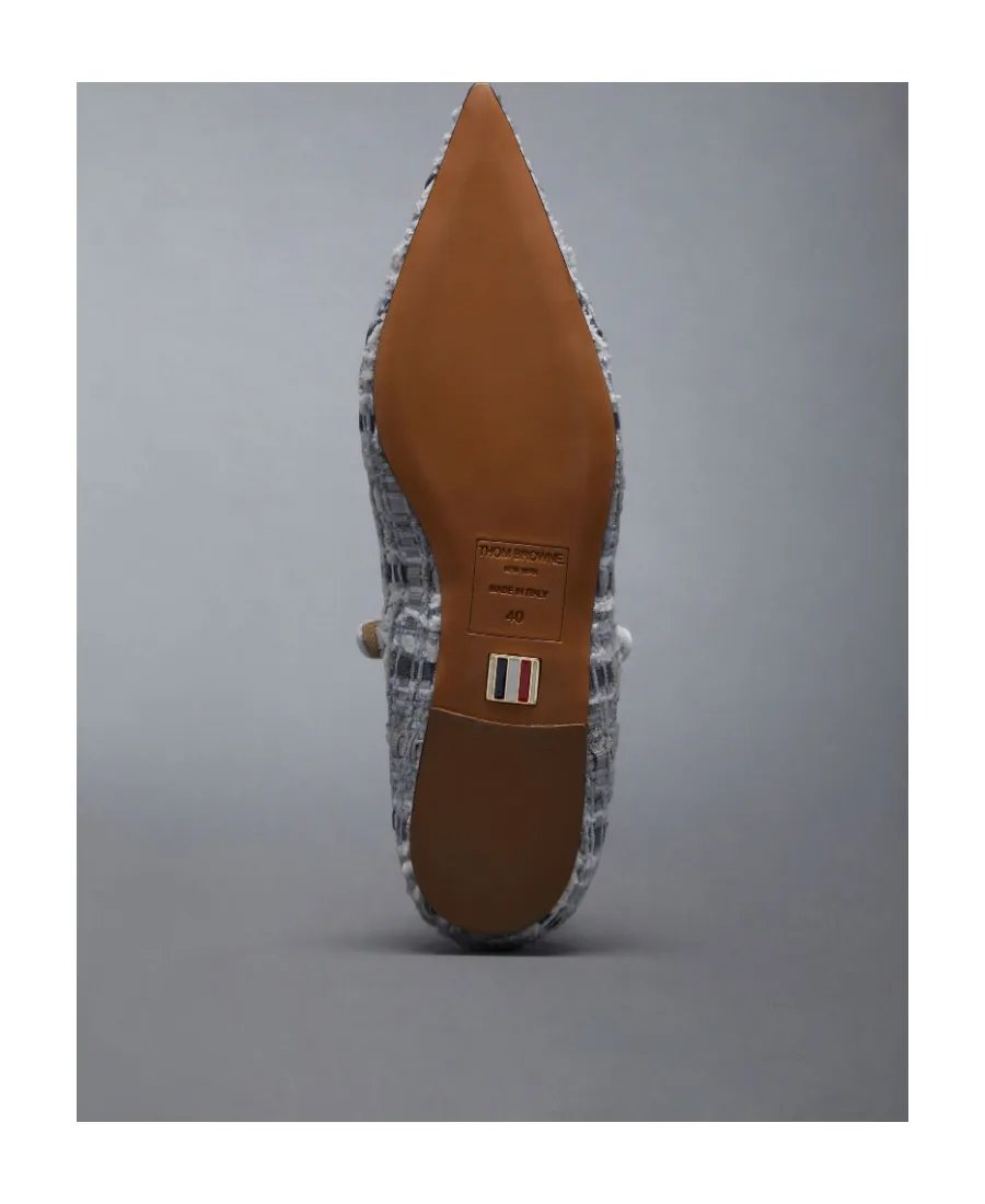 Tweed Ballerina Shoes