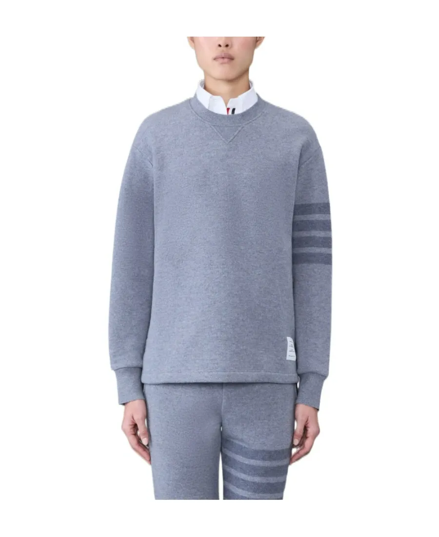 Stripe Detailed Crewneck Jumper