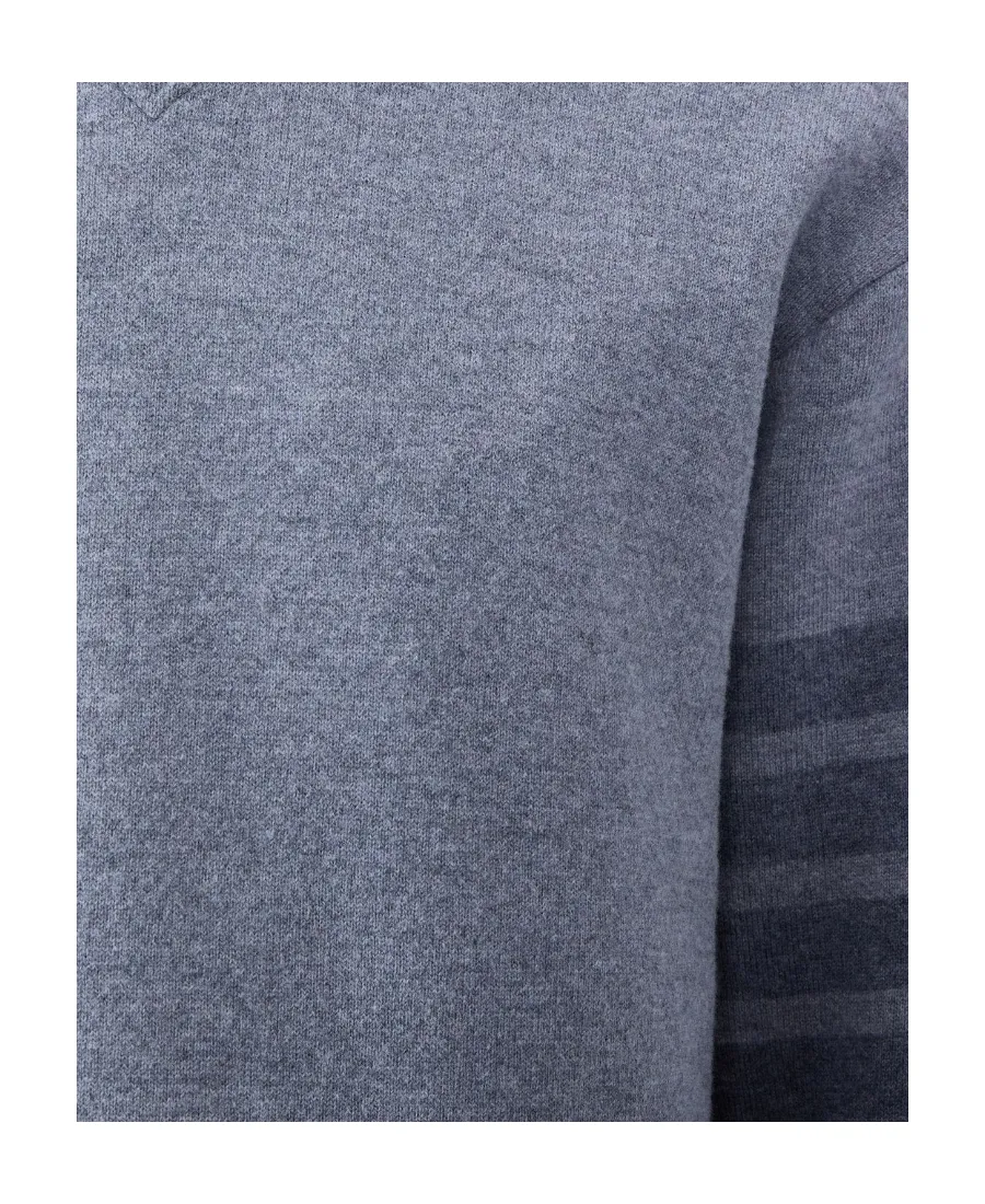 Stripe Detailed Crewneck Jumper