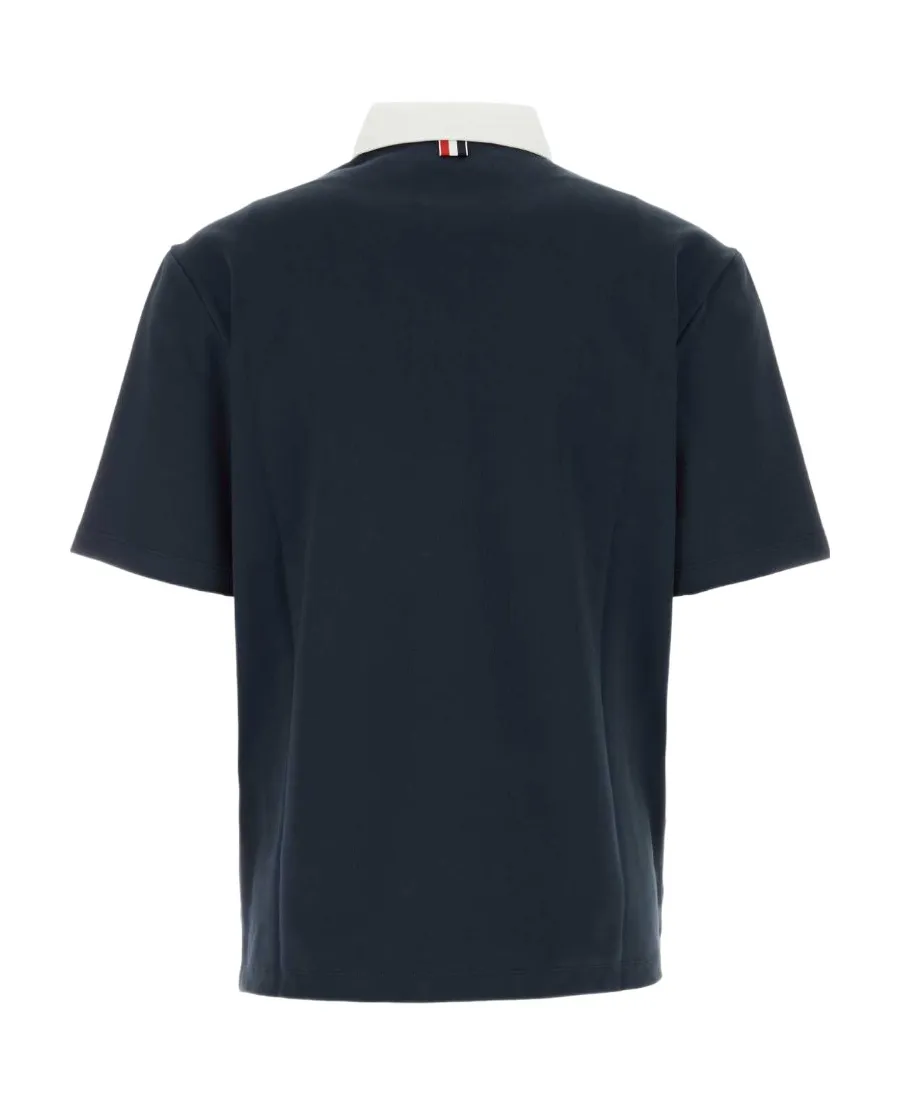Logo Patch Polo Shirt