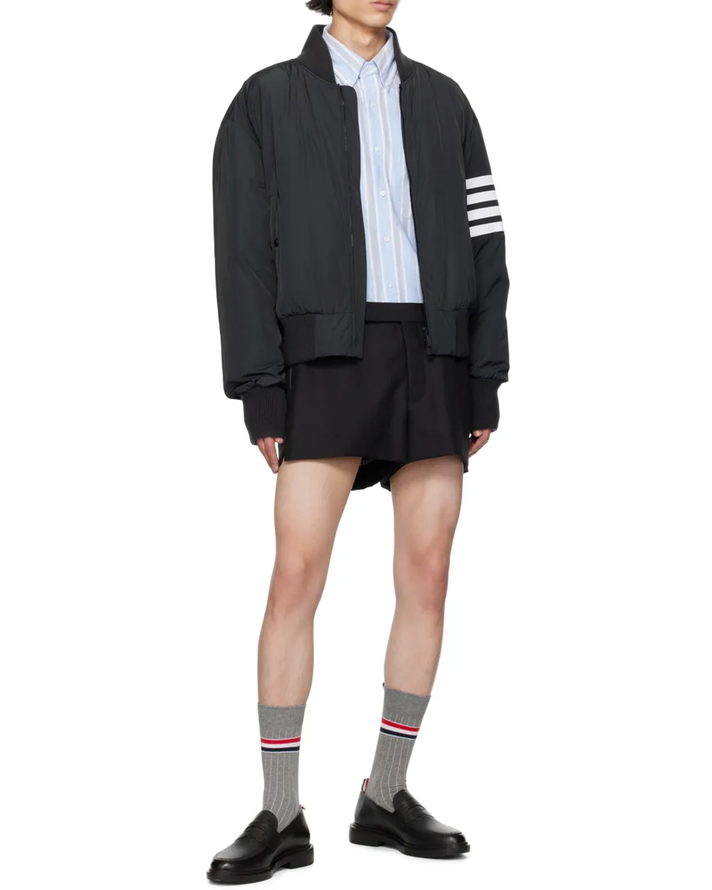 4-Bar Bomber Jacket